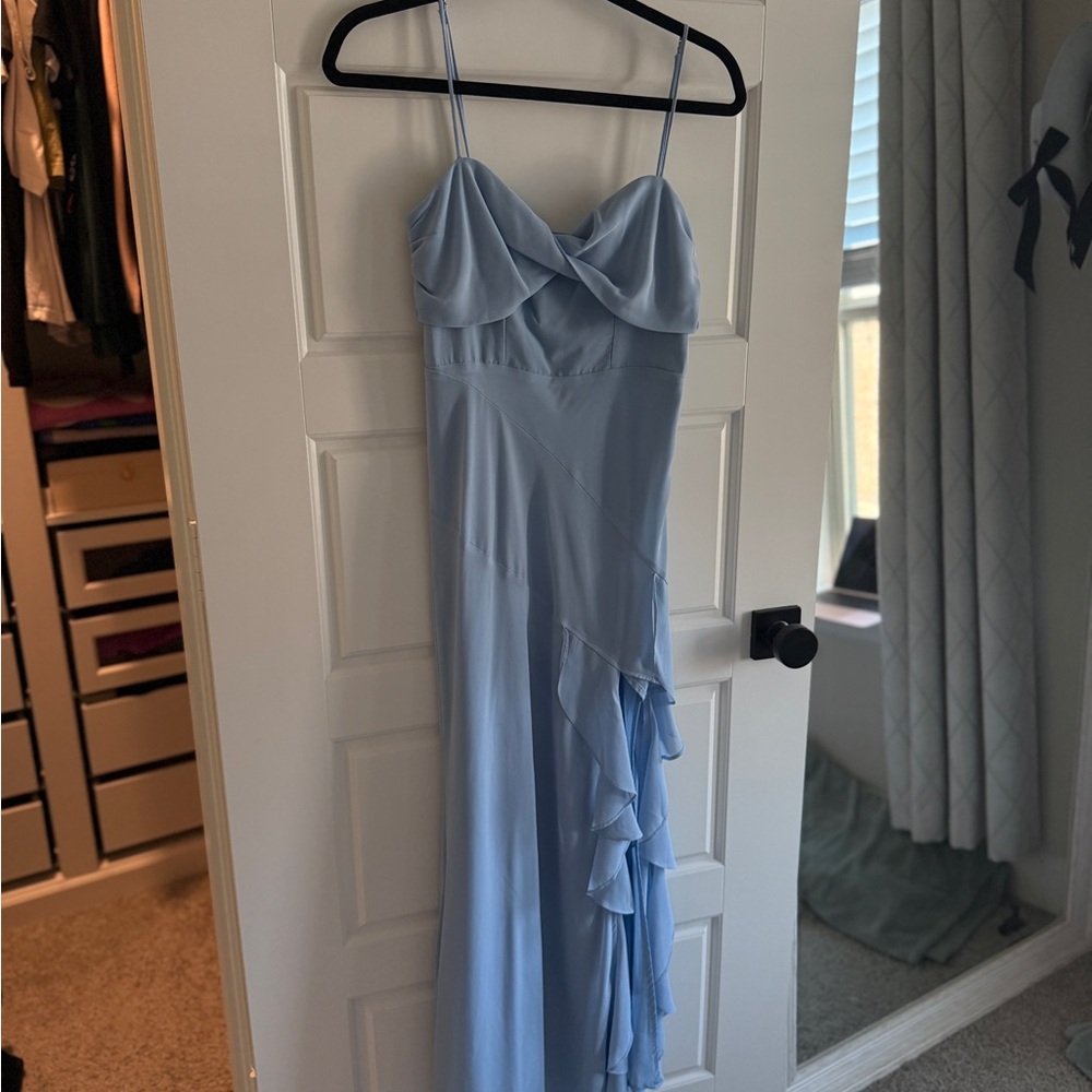 Billy J Light Blue Maxi Dress